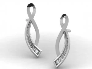 Earring bulk 3dm 50 files ready to print part 01 3D Print Model