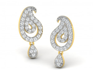 Earring bulk 3dm 50 files ready to print part 03 Model Cetak 3D