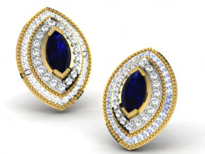 Earring bulk 3dm 50 files ready to print part 03 3D Print Model