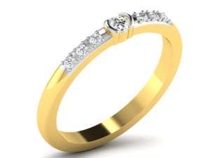 Engagement ring 3dm cad files 55 light weight 3D 프린트 모델