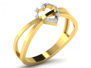 Engagement ring 3dm cad files 55 light weight 3D 프린트 모델
