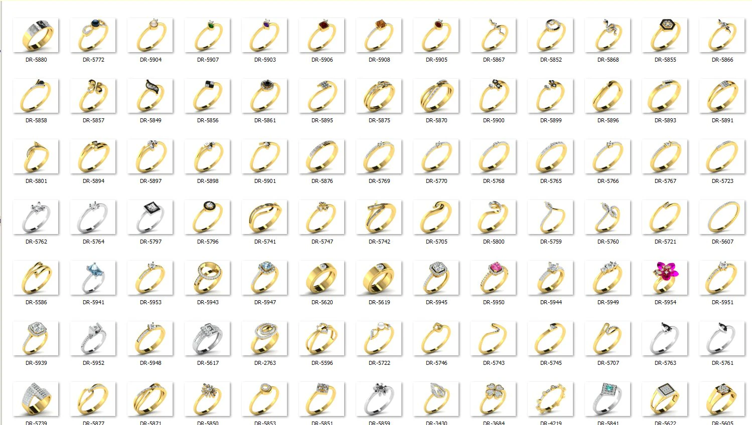 Engagement ring 3dm cad files 55 light weight part 02 3D Print Model .c4d .max .obj .3ds .fbx .stl .blend 