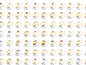 Engagement ring 3dm cad files 55 light weight part 02 3Dプリントモデル