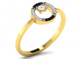 Engagement ring 3dm cad files 55 light weight part 02 3D Print Model