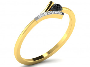 Engagement ring 3dm cad files 55 light weight part 02 3D Принт Модель