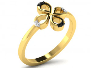 Engagement ring 3dm cad files 55 light weight part 02 3D Print Model