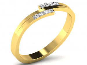 Engagement ring 3dm cad files 55 light weight part 02 3D Print Model