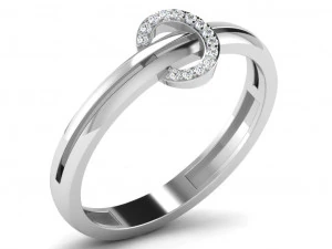 Engagement ring 3dm cad files 55 light weight part 03 3D Print Model