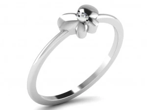 Engagement ring 3dm cad files 55 light weight part 03 3D Print Model