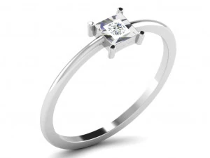 Engagement ring 3dm cad files 55 light weight part 03 3D Print Model