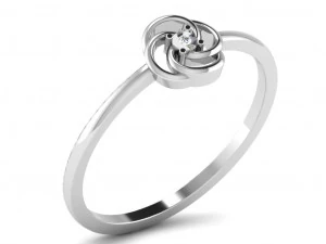 Engagement ring 3dm cad files 55 light weight part 03 3D Print Model