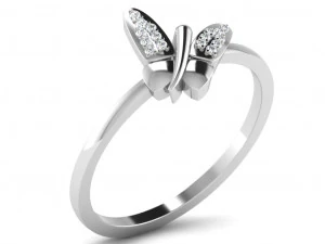 Engagement ring 3dm cad files 55 light weight part 03 3D Print Model