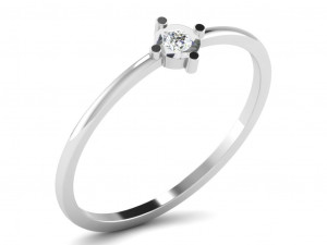 Engagement ring 3dm cad files 55 light weight part 03 3D 프린트 모델