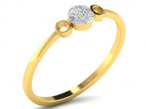Engagement ring 3dm cad files 55 light weight part 03 3D Print Model