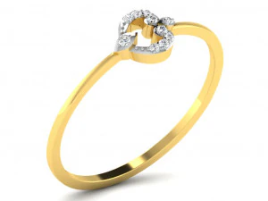 Engagement ring 3dm cad files 55 light weight part 03 3D Print Model