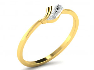 Engagement ring 3dm cad files 55 light weight part 03 3D Print Model