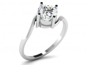 Engagement ring 3dm cad files 55 light weight part 03 3D 프린트 모델