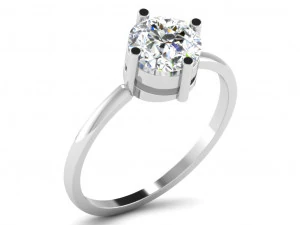 Engagement ring 3dm cad files 55 light weight part 03 3D Print Model