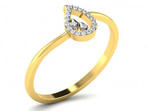 Engagement ring 3dm cad files 55 light weight part 03 3D Print Model