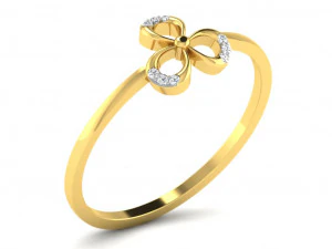 Engagement ring 3dm cad files 55 light weight part 03 3D Print Model