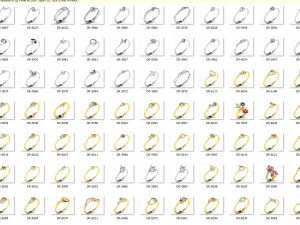 Verlovingsring 3dm CAD-bestanden 55 lichtgewicht deel 04 3D printmodel