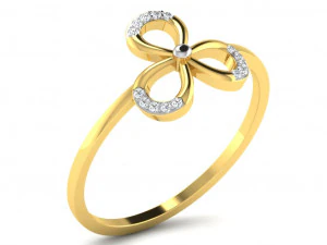 Engagement ring 3dm cad files 55 light weight part 04 3D Print Model