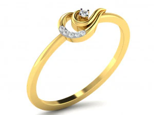 Engagement ring 3dm cad files 55 light weight part 04 3D Print Model