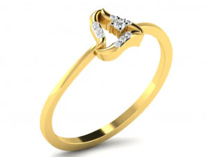 Engagement ring 3dm cad files 55 light weight part 04 3D Print Model