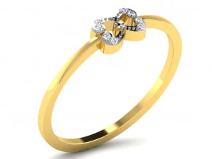 Engagement ring 3dm cad files 55 light weight part 04 3D Print Model