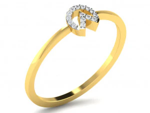 Engagement ring 3dm cad files 55 light weight part 04 3D Print Model