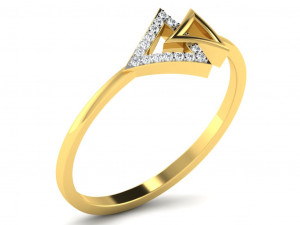 Engagement ring 3dm cad files 55 light weight part 04 3D-Druckmodell
