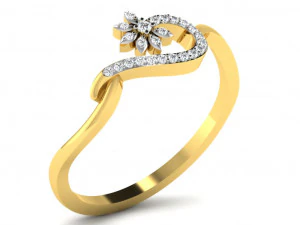 Engagement ring 3dm cad files 55 light weight part 04 3D Print Model