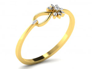 Engagement ring 3dm cad files 55 light weight part 04 3D Print Model