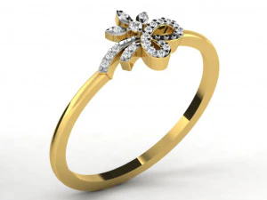 Engagement ring 3dm cad files 55 light weight part 04 3D Print Model