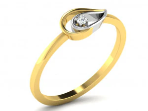 Engagement ring 3dm cad files 55 light weight part 05 3D Print Model