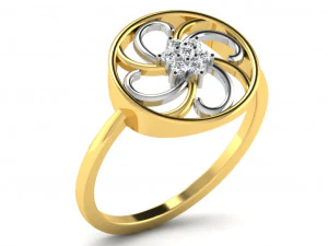 Engagement ring 3dm cad files 55 light weight part 05 3D Print Model