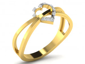 Engagement ring 3dm cad files 55 light weight part 07 3D Print Model
