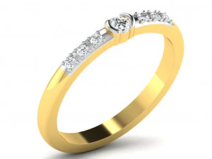 Engagement ring 3dm cad files 55 light weight part 07 3D Print Model