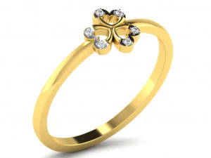 Engagement ring 3dm cad files 55 light weight part 07 3D Print Model