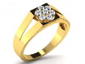 Engagement ring 3dm cad files 55 light weight part 07 3D Print Model