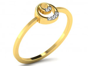 Engagement ring 3dm cad files 55 light weight part 07 3D Print Model