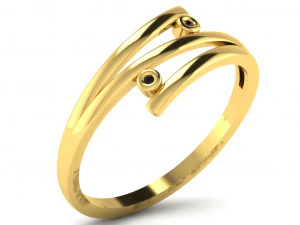 Engagement ring 3dm cad files 55 light weight part 07 3D Print Model