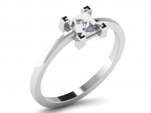 Engagement ring 3dm cad files 55 light weight part 07 3D Print Model