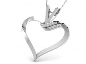Heart pendents 43 3dm cad files 3D Принт Модель