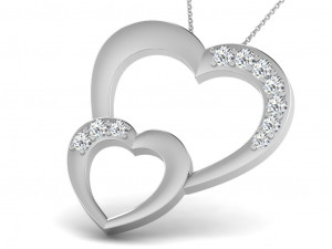 Heart pendents 43 3dm cad files 3D Принт Модель