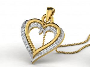 Heart pendents 43 3dm cad files 3D Принт Модель
