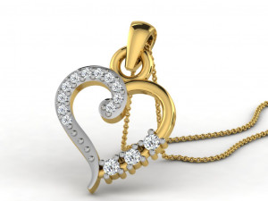 Heart pendents 43 3dm cad files 3D Принт Модель
