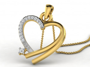 Heart pendents 43 3dm cad files 3D Принт Модель
