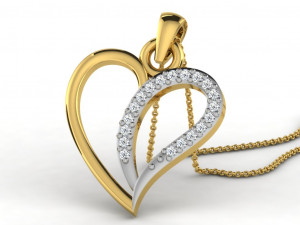 Heart pendents 43 3dm cad files 3D Принт Модель