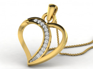 Heart pendents 43 3dm cad files 3D Принт Модель